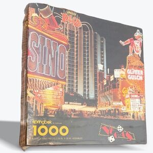 Springbok Hallmark 1000 Piece‎ Jigsaw Puzzle VEGAS 24 in X 30 in  Factory Sealed